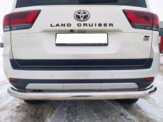 Защита заднего бампера на Toyota Land Cruiser 300 GR Sport фото 4