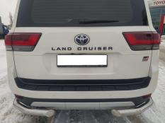 Защита заднего бампера на Toyota Land Cruiser 300 GR Sport фото 3