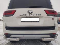 Защита заднего бампера на Toyota Land Cruiser 300 GR Sport фото 10