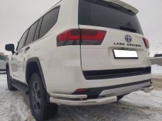 Защита заднего бампера на Toyota Land Cruiser 300 GR Sport фото 11