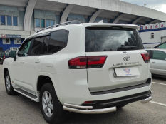 Защита заднего бампера на Toyota Land Cruiser 300 GR Sport фото 17