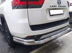 Защита заднего бампера на Toyota Land Cruiser 300 GR Sport фото 7