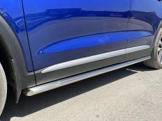 Пороги и боковые трубы на Geely / Belgee Tugella фото 9