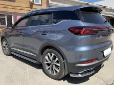 Защита заднего бампера на Chery Tiggo 7 Pro фото 5