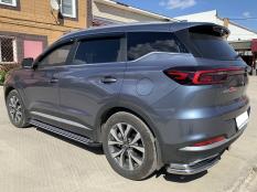 Защита заднего бампера на Chery Tiggo 7 Pro фото 5