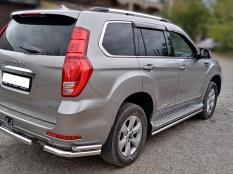 Пороги и боковые трубы на Haval H9 фото 11