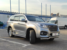 Пороги и боковые трубы на Haval H9 фото 14