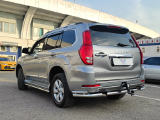 Защита заднего бампера на Haval H9 фото 6