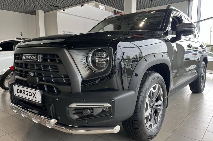 Защита переднего бампера на Haval Dargo X фото 1