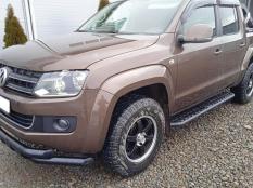 Защита переднего бампера на Volkswagen Amarok фото 5