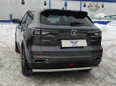 Защита заднего бампера на Changan CS55 PLUS фото 9
