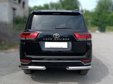 Защита заднего бампера на Toyota Land Cruiser 300 70th Anniversary фото 3