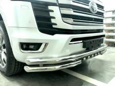 Защита переднего бампера на Toyota Land Cruiser 300 70th Anniversary фото 4