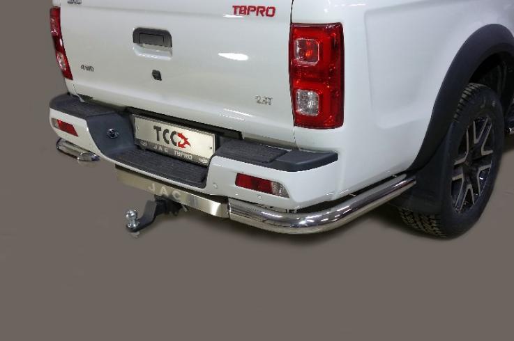 Защита заднего бампера на Jac T8 Pro фото 1