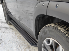 Пороги и боковые трубы на Haval Dargo X фото 17