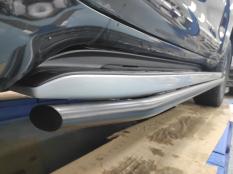Пороги и боковые трубы на Toyota Land Cruiser Prado 150 фото 10