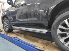 Пороги и боковые трубы на Toyota Land Cruiser Prado 150 фото 14