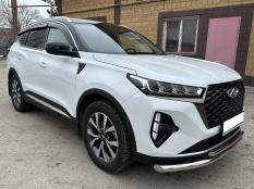 Защита переднего бампера на Chery Tiggo 7 Pro Max фото 4