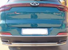 Защита заднего бампера на Chery Tiggo 7 Pro Max фото 3