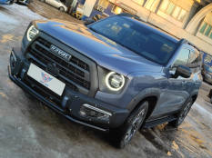 Защита переднего бампера на Haval Dargo X фото 20