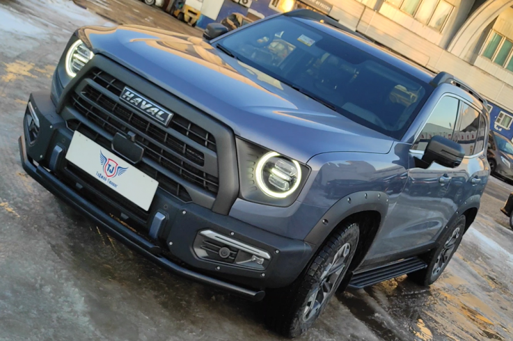 Защита переднего бампера на Haval Dargo X фото 1