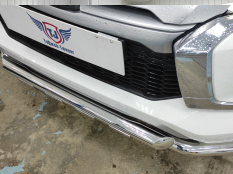 Защита переднего бампера на Mitsubishi Pajero Sport фото 25