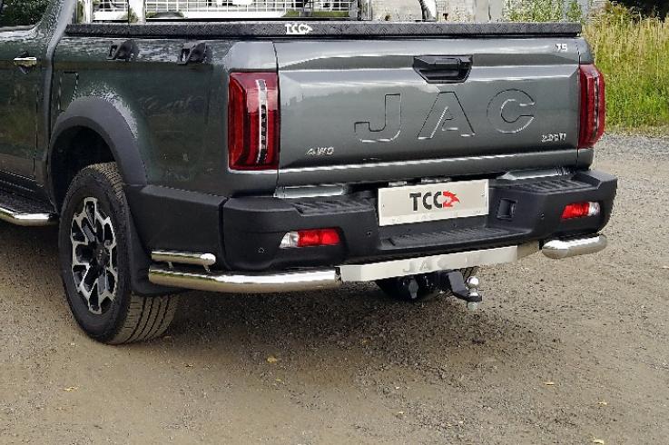 Защита заднего бампера на Jac T9 фото 1