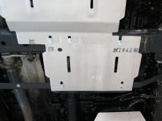 Защита картера двигателя и КПП на Jac T9 фото 9