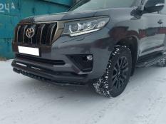 Защита переднего бампера на Toyota Land Cruiser Prado 150 фото 7