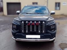 Защита переднего бампера на Jac T9 фото 3