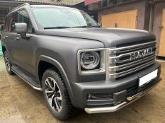 Пороги и боковые трубы на Haval H9 фото 5