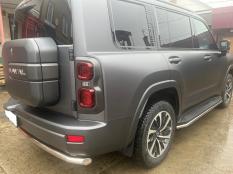 Защита заднего бампера на Haval H9 фото 4