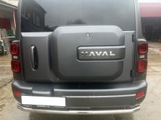 Защита заднего бампера на Haval H9 фото 5