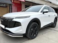 Защита переднего бампера на Haval F7 фото 4