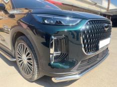 Защита переднего бампера на Chery Tiggo 9 фото 4