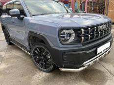 Пороги и боковые трубы на Haval H3 фото 6