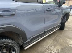 Пороги и боковые трубы на Haval H3 фото 7