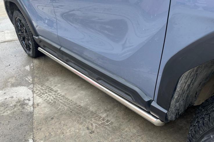 Пороги и боковые трубы на Haval H3 фото 1