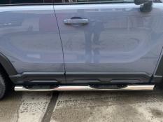 Пороги и боковые трубы на Haval H3 фото 5
