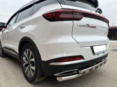 Защита заднего бампера на Chery Tiggo 7 Pro Max фото 4