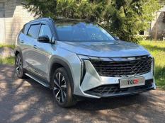 Пороги и боковые трубы на Geely / Belgee Atlas фото 3
