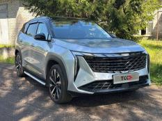 Пороги и боковые трубы на Geely / Belgee Atlas фото 5