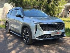 Пороги и боковые трубы на Geely / Belgee Atlas фото 3