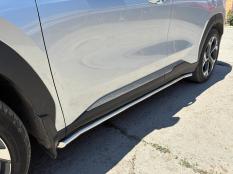 Пороги и боковые трубы на Geely / Belgee Atlas фото 9
