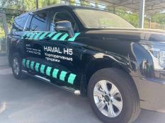 Пороги и боковые трубы на Haval H5 фото 4