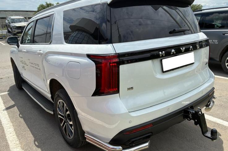 Защита заднего бампера на Haval H5 фото 1