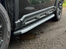 Пороги и боковые трубы на Haval H3 фото 4