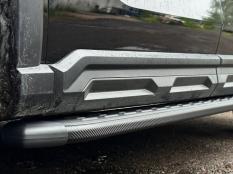Пороги и боковые трубы на Haval H3 фото 4