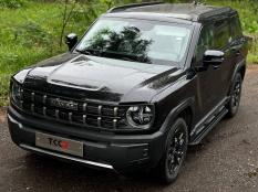 Пороги и боковые трубы на Haval H3 фото 3