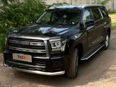Пороги и боковые трубы на Haval H5 фото 5